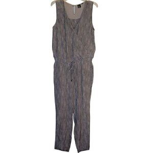 Eileen Fisher The Fisher Project Silk Jumpsuit Sleeveless V-neck M